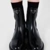 Botas Chelsea de cuero cepillado color Chocolate Botas Chelsea de cuero cepillado color Chocolate