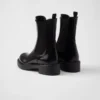 Botas Chelsea de cuero cepillado color Chocolate Botas Chelsea de cuero cepillado color Chocolate