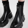 Botas Chelsea de cuero cepillado Monolith Botas Chelsea de cuero cepillado Monolith