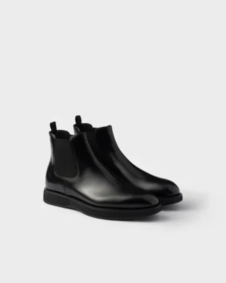 Botas Chelsea de piel cepillada