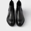 Botas Chelsea de piel cepillada Botas Chelsea de piel cepillada