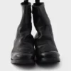 Botas de cuero con cremallera Botas de cuero con cremallera