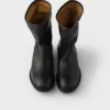 Botas de cuero con efecto vintage Botas de cuero con efecto vintage