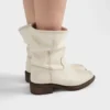 Botas de cuero con efecto vintage Botas de cuero con efecto vintage