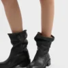 Botas de cuero con efecto vintage Botas de cuero con efecto vintage
