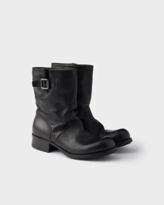 Botas de piel hasta la pantorrilla Botas de piel hasta la pantorrilla