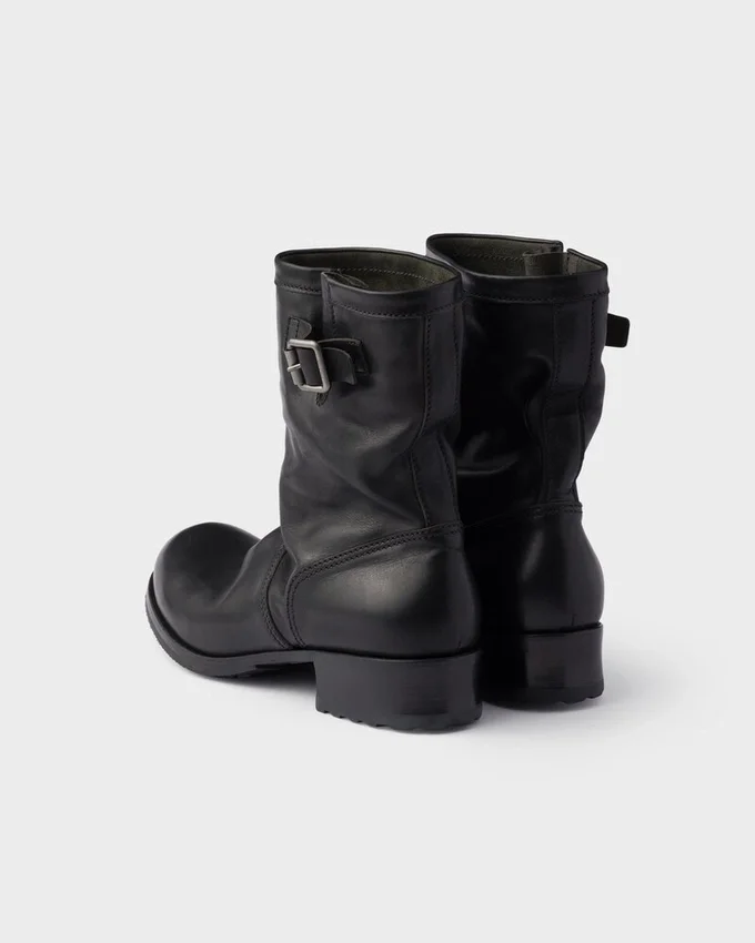 Botas de piel hasta la pantorrilla Botas de piel hasta la pantorrilla