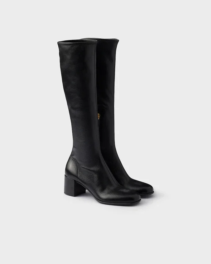 Botas de piel napa elástica Botas de piel napa elástica