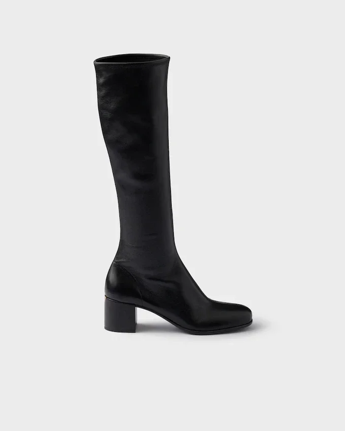 Botas de piel napa elástica Botas de piel napa elástica