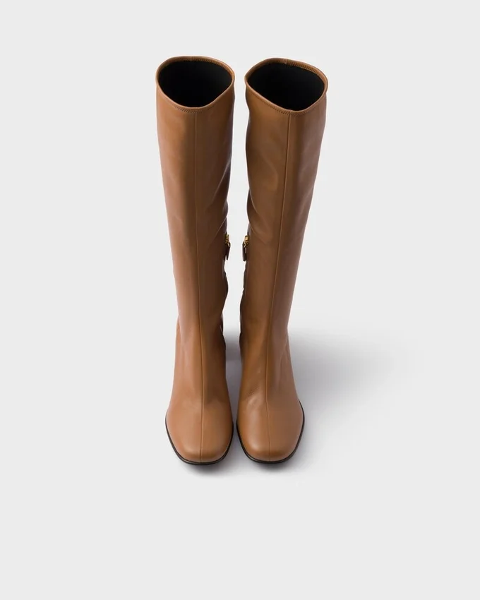 Botas de piel napa elástica Botas de piel napa elástica