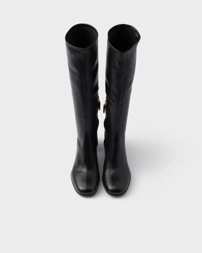 Botas de piel napa elástica Botas de piel napa elástica
