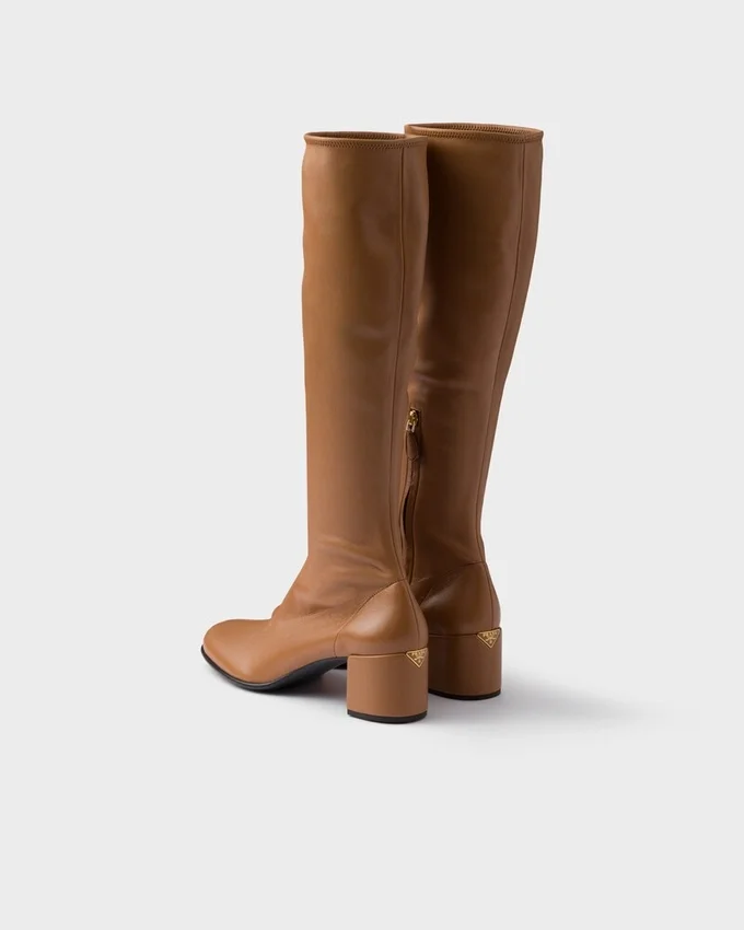Botas de piel napa elástica Botas de piel napa elástica