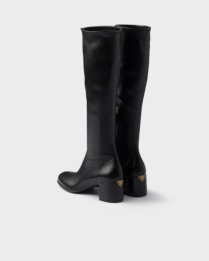 Botas de piel napa elástica Botas de piel napa elástica
