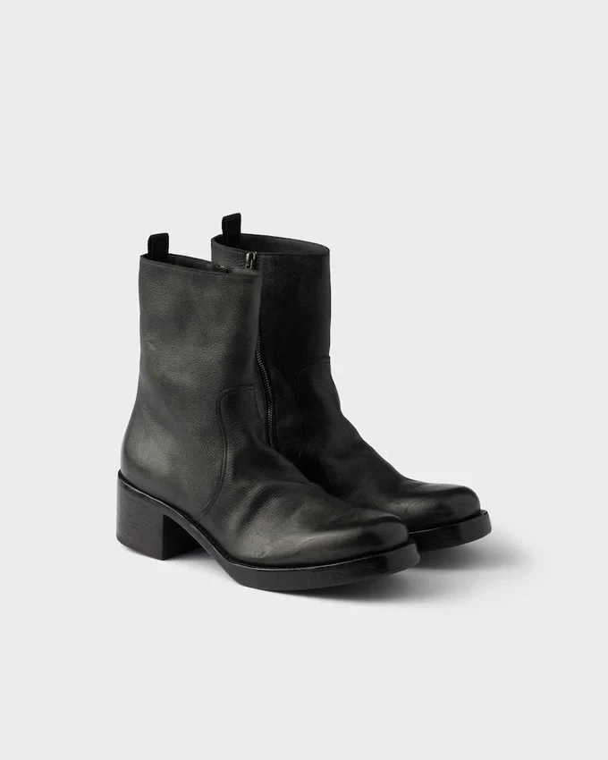 Botines de cuero Botines de cuero