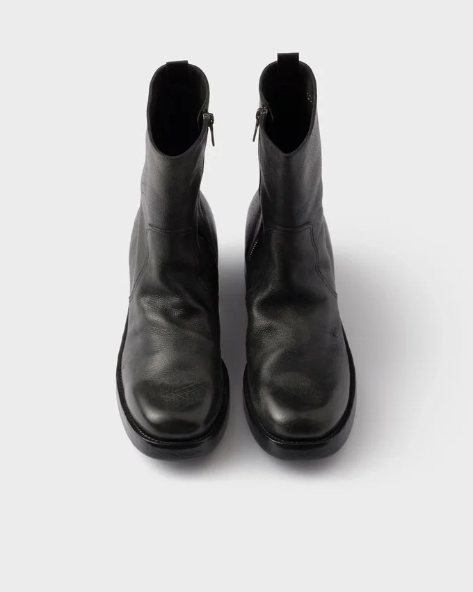 Botines de cuero Botines de cuero