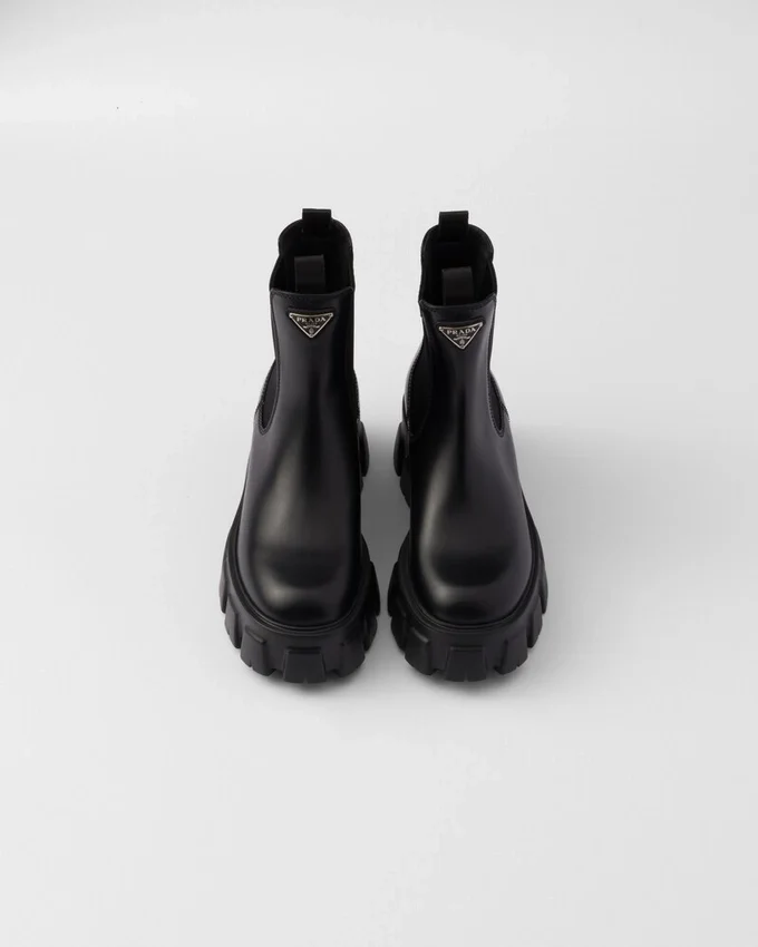 Botines de cuero cepillado Monolith Botines de cuero cepillado Monolith