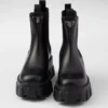 Botines de cuero cepillado Monolith Botines de cuero cepillado Monolith