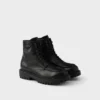 Botines de cuero con cordones Botines de cuero con cordones