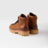 Botines de cuero con cordones