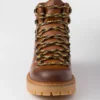 Botines de cuero con cordones