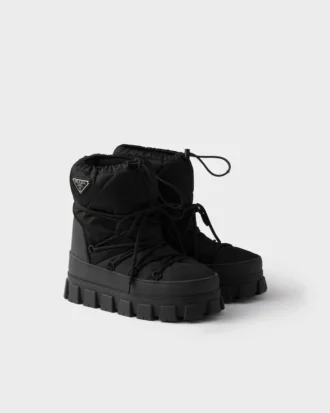 Botines de esquí Apras de gabardina Re-Nylon reciclada
