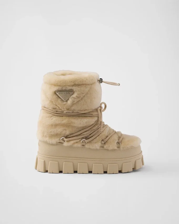Botines de esquí Apras de piel de oveja Botines de esquí Apras de piel de oveja