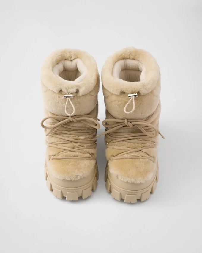 Botines de esquí Apras de piel de oveja Botines de esquí Apras de piel de oveja