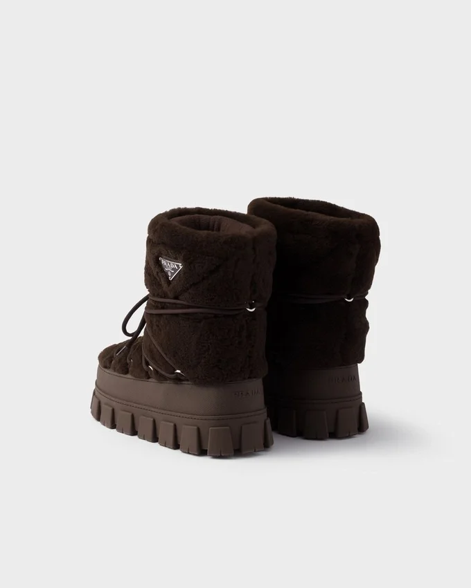 Botines de esquí Apras de piel de oveja Botines de esquí Apras de piel de oveja