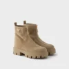 Botines de gamuza con cremallera Botines de gamuza con cremallera