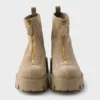 Botines de gamuza con cremallera Botines de gamuza con cremallera