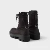 Botines de lona con cordones Botines de lona con cordones