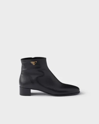 Botines de piel napa