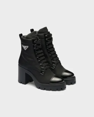 Botines Re-Nylon y cuero