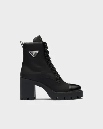 Botines Re-Nylon y cuero