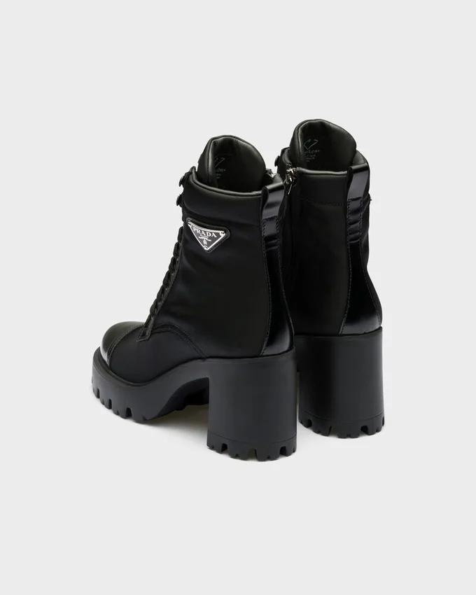 Botines Re-Nylon y cuero Botines Re-Nylon y cuero