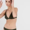 Braguita de bikini de punto acanalado