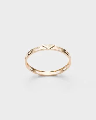 Brazalete rígido con aberturas Eternal Gold en oro amarillo