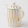 Cafetera de porcelana – Rayas Cafetera de porcelana – Rayas