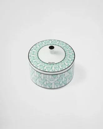 Caja de porcelana – Verde Viena