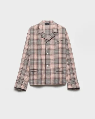 Camisa de algodón a cuadros
