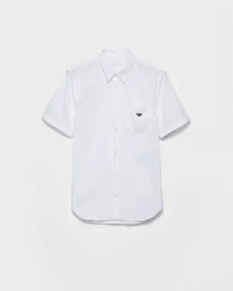 Camisa de algodón de manga corta