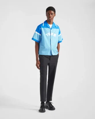 Camisa de algodón de manga corta