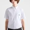 Camisa de algodón de manga corta Camisa de algodón de manga corta