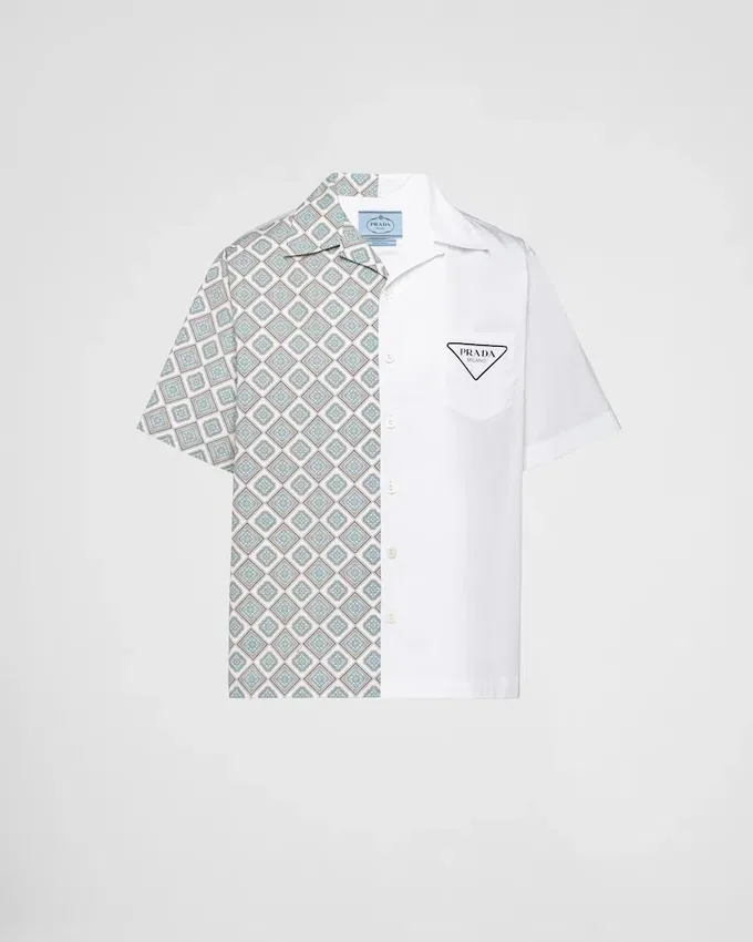 Camisa de algodón Double Match Camisa de algodón Double Match