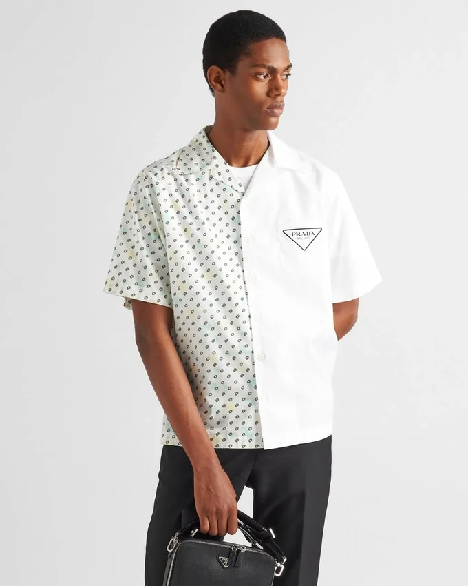 Camisa de algodón Double Match Camisa de algodón Double Match