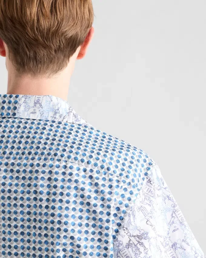 Camisa de algodón Double Match Camisa de algodón Double Match