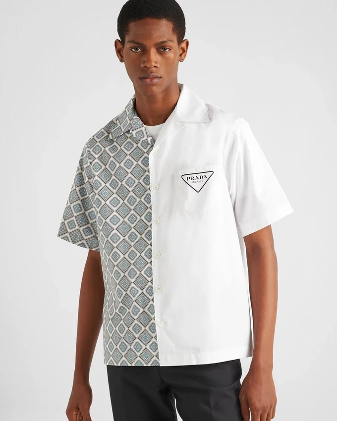 Camisa de algodón Double Match Camisa de algodón Double Match
