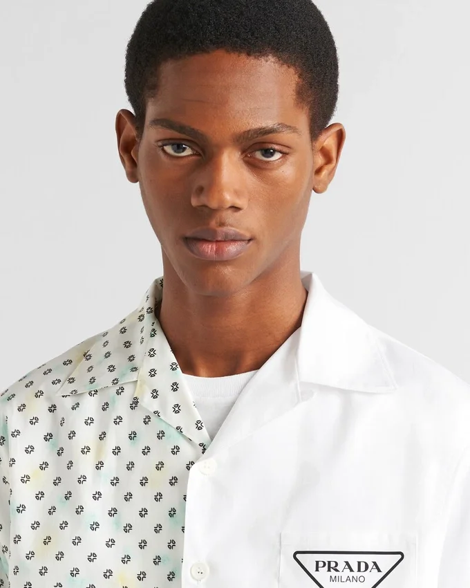 Camisa de algodón Double Match Camisa de algodón Double Match