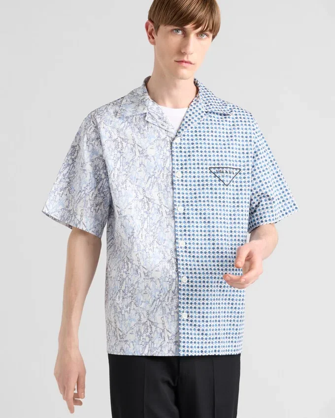 Camisa de algodón Double Match Camisa de algodón Double Match
