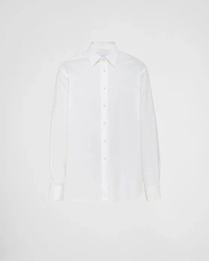 Camisa de algodón elástico Camisa de algodón elástico